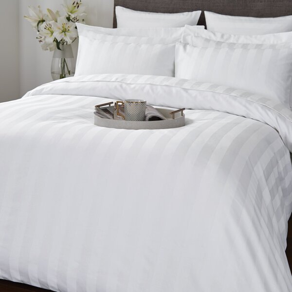 Hotel Cotton 230 Thread Count Stripe Duvet Cover