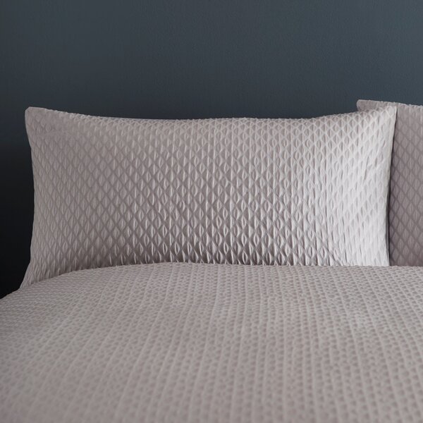 Cassie Silver Duvet Cover and Pillowcase Set