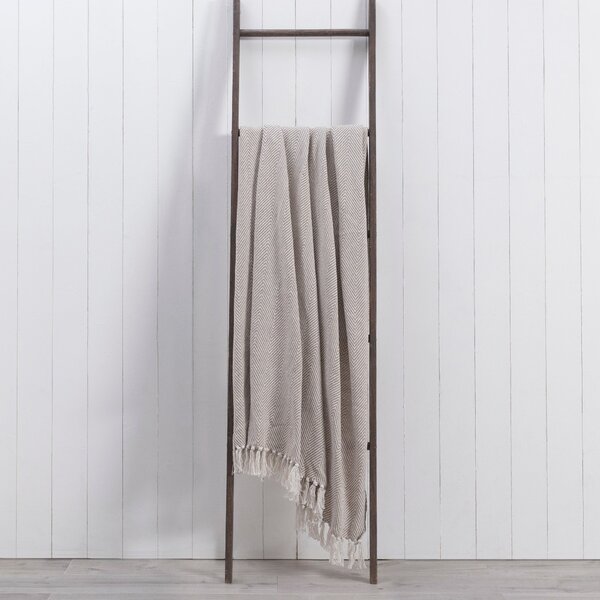 Jenson Herringbone Throw Blanket 200cm x 200cm