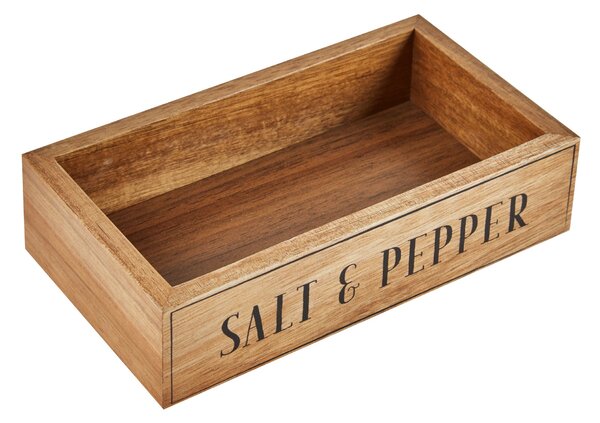 Acacia Condiment Crate