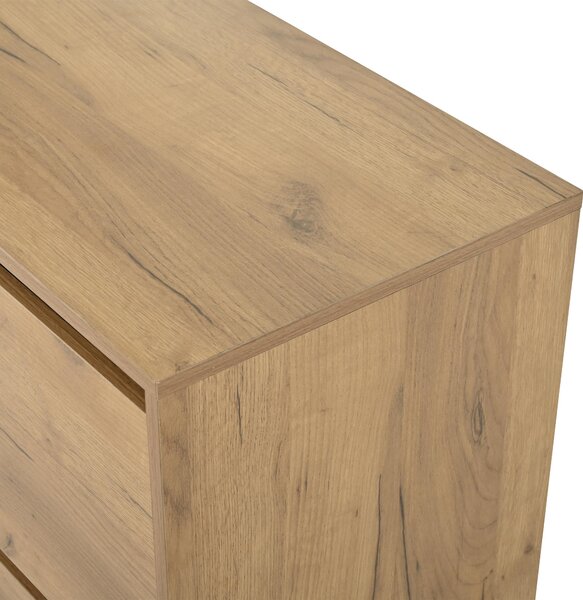 Modern Storage Cabinet with Soft-Close Hinges & Adjustable Shelves, Multifunctional Sideboard for Living Areas, 140L x 40W x 70H cm, Wood Aosom UK