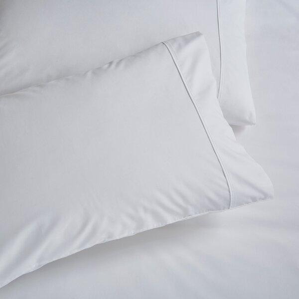 Dorma Crisp & Fresh 400 Thread Count Egyptian Cotton Percale Standard Pillowcase