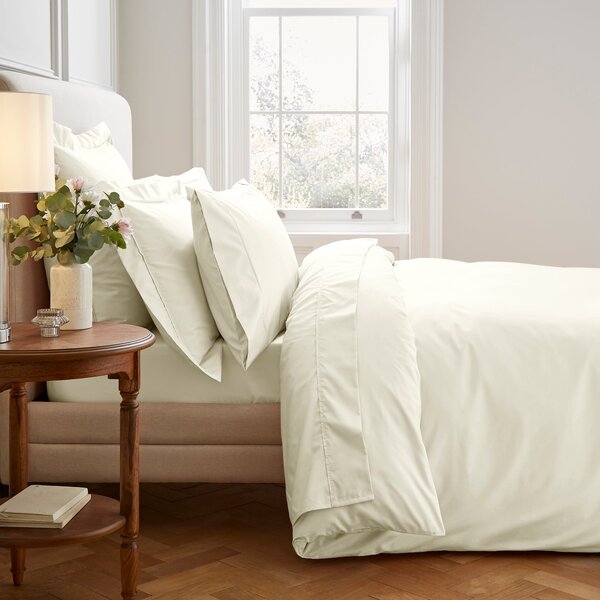 Dorma Crisp & Fresh 400 Thread Count Egyptian Cotton Percale Duvet Cover