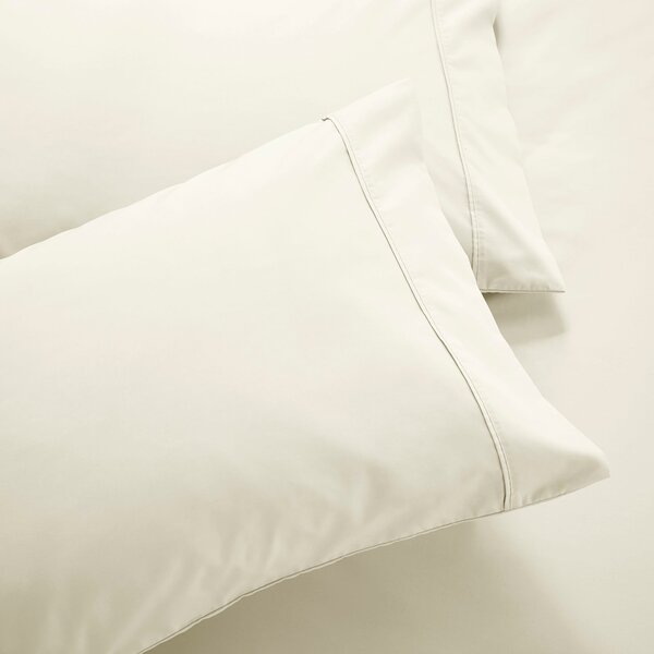 Dorma Crisp & Fresh 400 Thread Count Egyptian Cotton Percale Standard Pillowcase