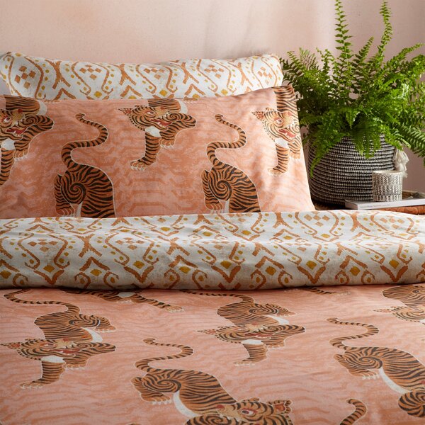 Furn. Tibetan Tiger Duvet Cover and Pillowcase Set