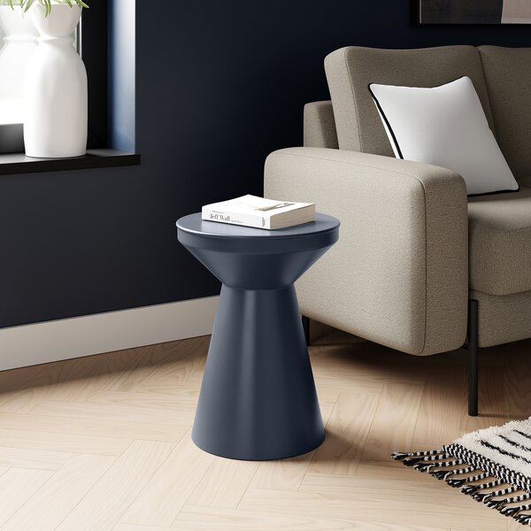 Hari Metal Side Table Folkstone Blue