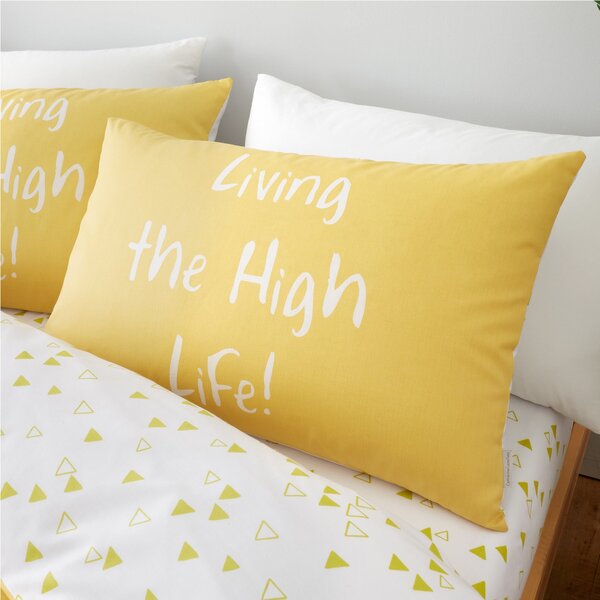 Catherine Lansfield Yellow Giraffe Duvet Cover and Pillowcase Set