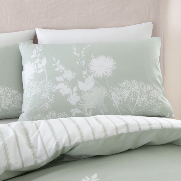 Catherine Lansfield Meadow Sweet Floral Reversible Duvet Cover and Pillowcase Set