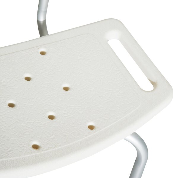 HOMCOM Adjustable Bath Perch: Secure Shower Stool, Bathroom Safety Aid Aosom UK