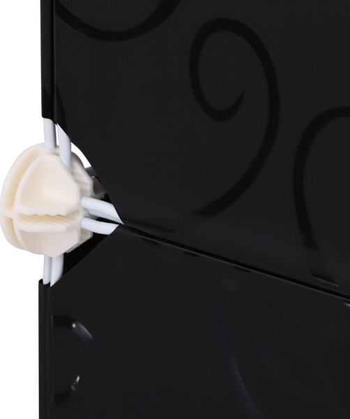 HOMCOM Modular Wardrobe: Interlocking Plastic Cubes for Bedroom Clothes Storage, White Organiser Aosom UK