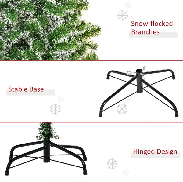 HOMCOM Artificial Christmas Tree, 1.5M-Green Aosom UK