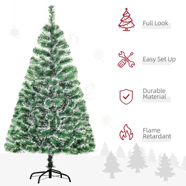 HOMCOM Artificial Christmas Tree, 1.5M-Green Aosom UK
