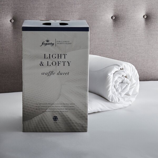 Fogarty Light & Lofty Waffle 4.5 Tog Summer Duvet