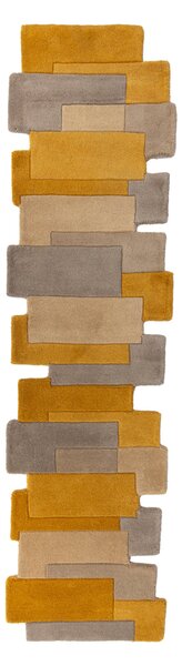 Abstract Collage Wool Runner