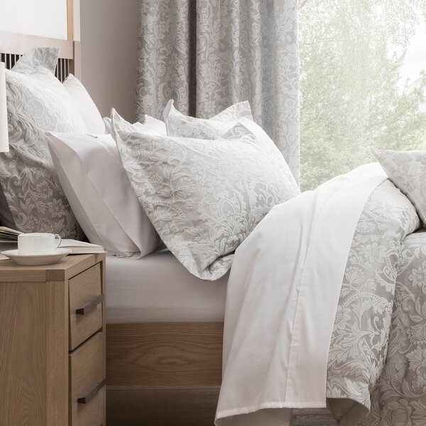 Dorma Winchester Jacquard Grey Duvet Cover