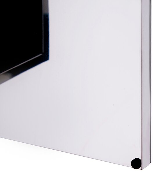 HOMCOM Stainless Steel Wall-mounted Bathroom Mirror Storage Cabinet 300mm (W)