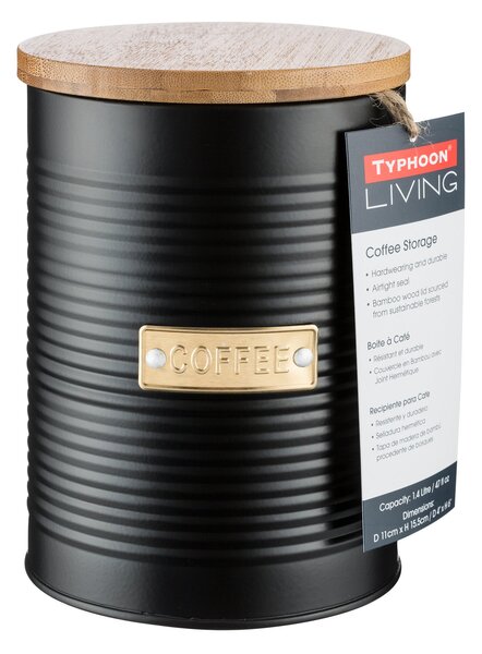 Typhoon Living Otto Black Coffee Storage