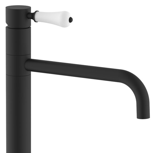 Bathroom faucet Rea Serra BLACK Matt High