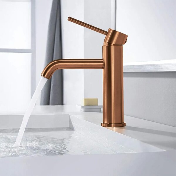 Bathroom faucet Rea Lungo Copper Brush