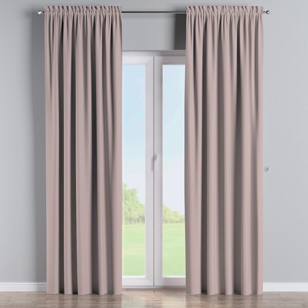 Slot and frill curtains