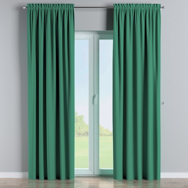 Slot and frill curtains