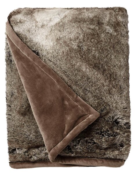 Verbier Faux Fur 150cm x 200cm Throw Blanket