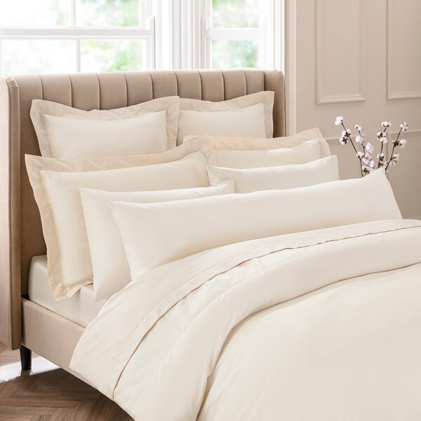 Dorma Smooth & Soft 300 Thread Count Cotton Sateen Bolster Pillowcase