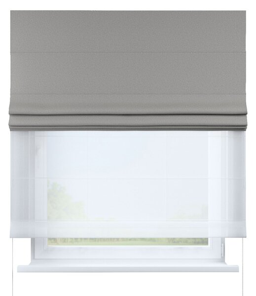 Voile and fabric roman blind (DUO II)