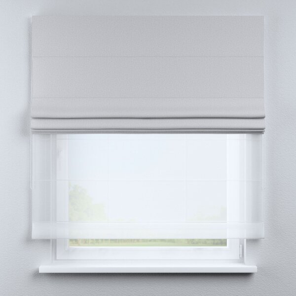 Voile and fabric roman blind (DUO II)