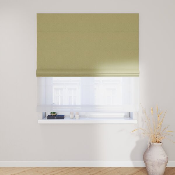 Voile and fabric roman blind (DUO II)