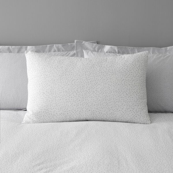 Dottie Grey Duvet Cover and Pillowcase Set