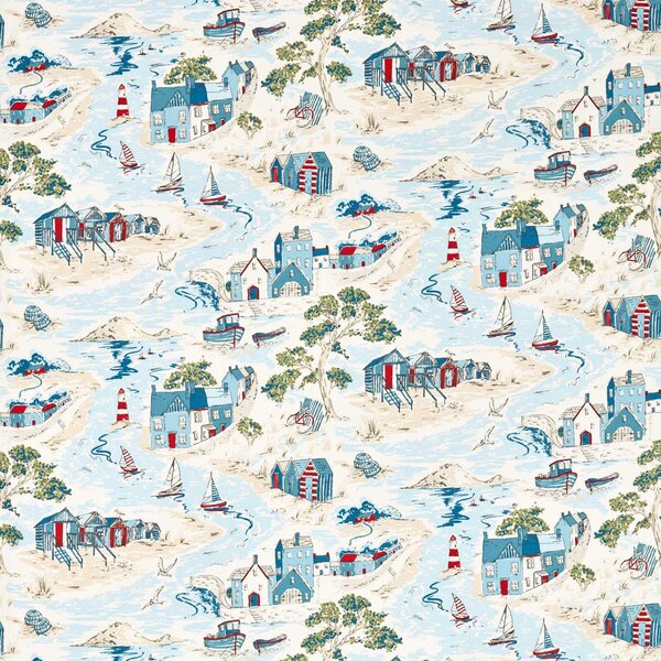 Clarke & Clarke Waterfront Fabric Marine