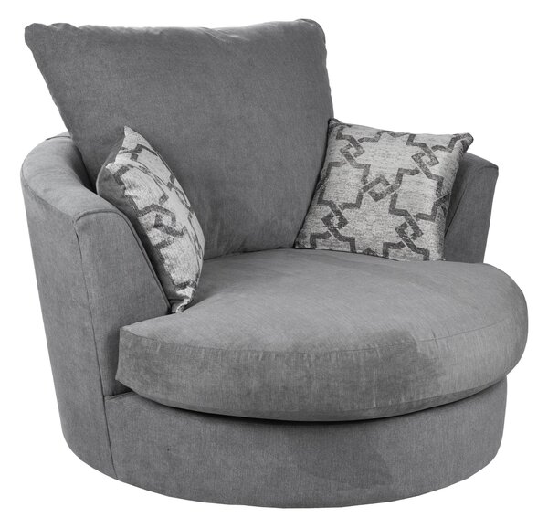 Washington Brushed Chenille Swivel Chair