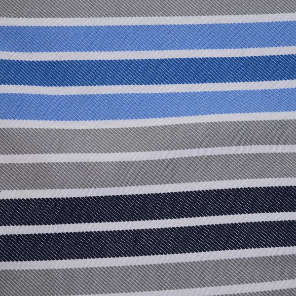 Outsunny Outdoor Bench Swing Chair Cushion Seat Pad Mat Replacement for 2-3 Seater, Garden Patio, 120L x 50W x 5T cm, Blue Stripes