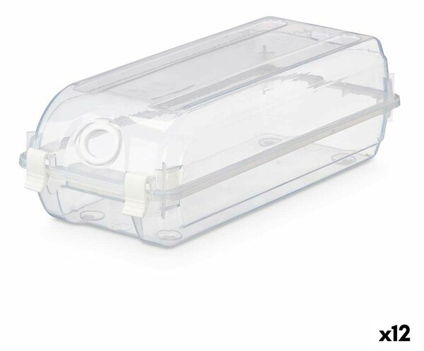 Stackable shoebox Transparent Plastic 14 x 10 x 32 cm (12 Units)