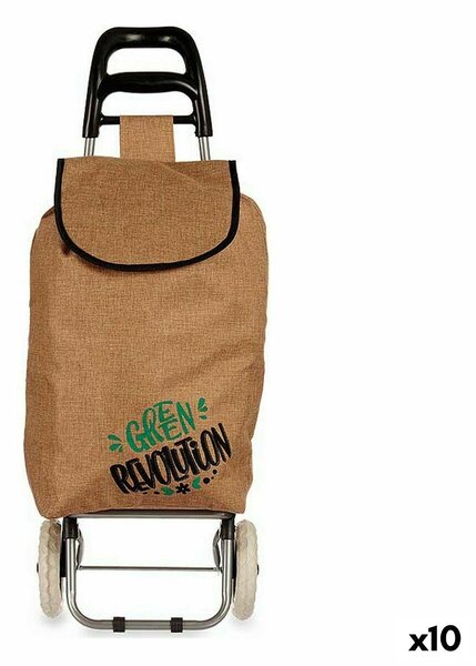 Shopping cart Brown 3,3 L 36 x 95 x 35 cm (10 Units)