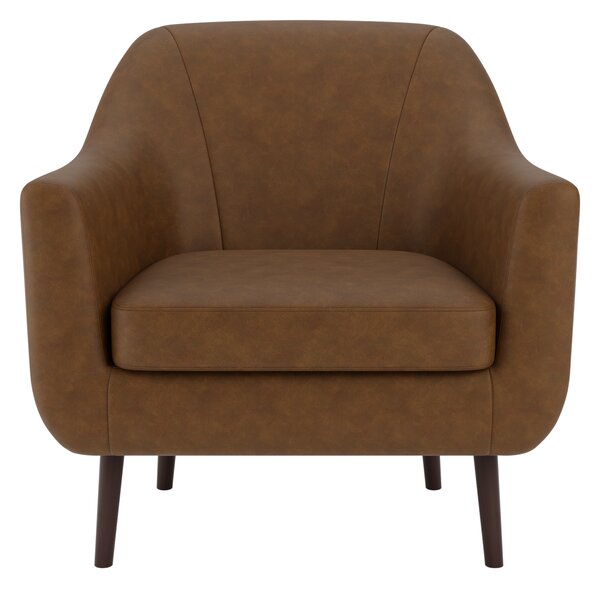 Eddie Faux Leather Tub Chair