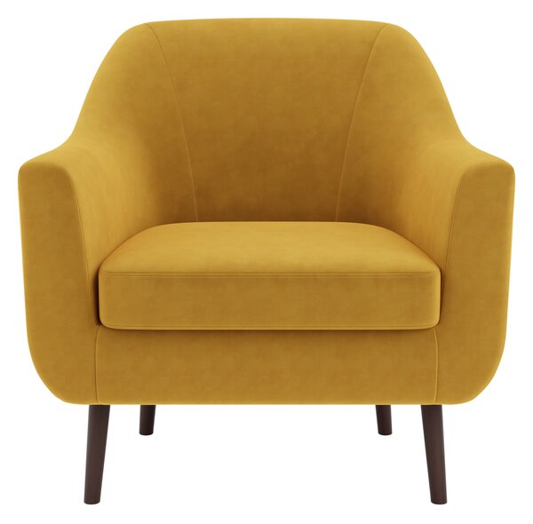 Eddie Velvet Tub Armchair