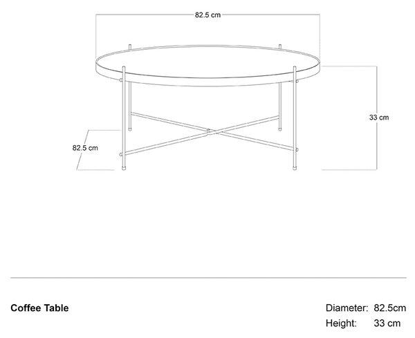 Oakland Coffee Table, Black