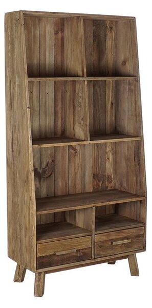 Shelves DKD Home Decor Natural Wood Recycled Wood 90 x 40 x 182 cm