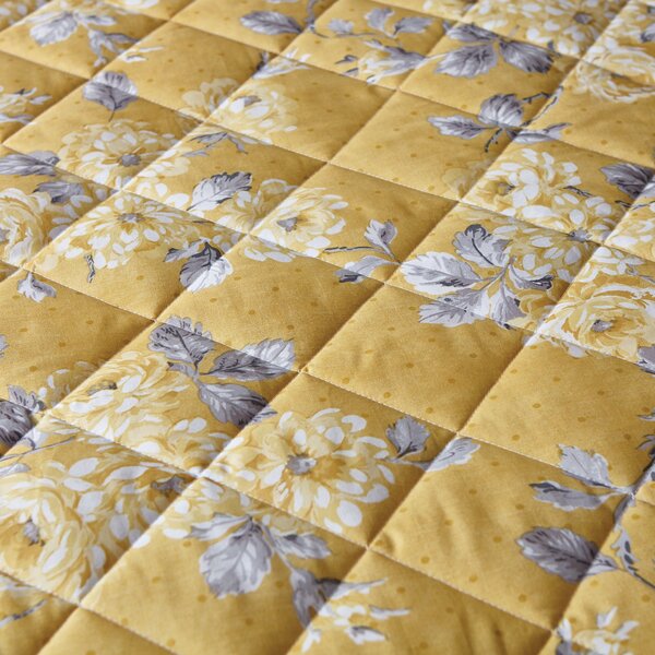 Ashbourne Ochre Bedspread