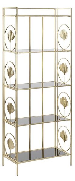 Shelves DKD Home Decor Crystal Golden Metal (60 x 32 x 161,5 cm)