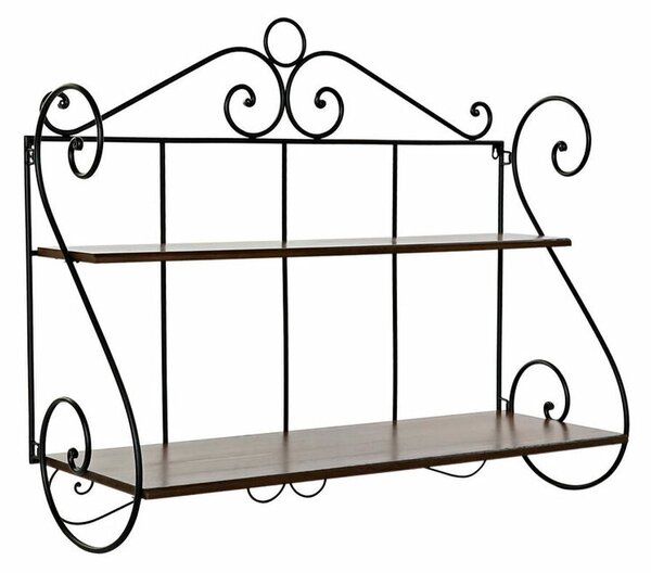 Shelves DKD Home Decor Fir Black Brown Ironwork (100 x 37 x 86 cm)