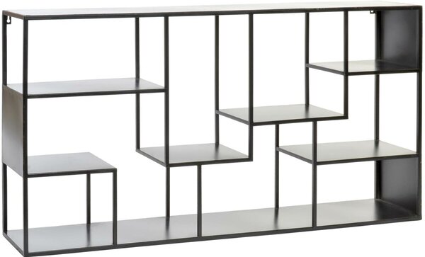 Shelves DKD Home Decor Black Metal 120 x 20 x 60 cm