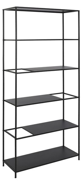 Shelves DKD Home Decor Black Metal 80 x 30 x 175 cm (1)