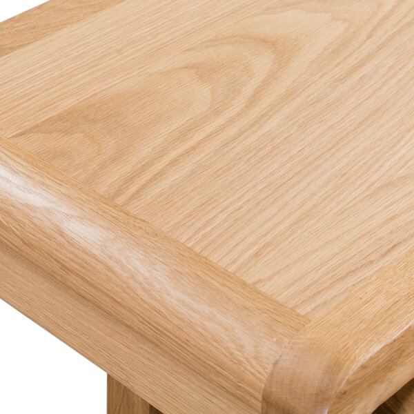 Curve Nest Of Tables, Oak