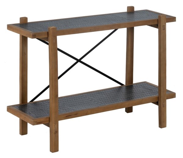 Shelves OSLO Black Natural Iron 107 x 40 x 80 cm