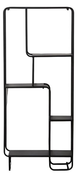 Shelves Black Iron 76 x 30 x 180 cm