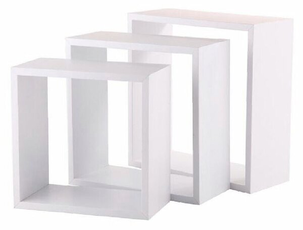 Shelves 5five Cubes White 3 Pieces MDF Wood