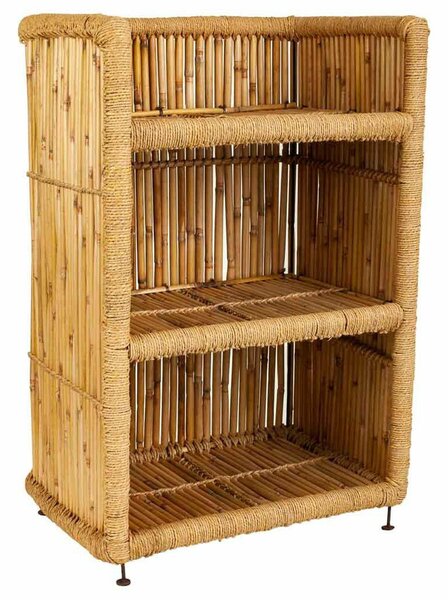 Shelves Alexandra House Living Brown Bamboo Rope 35 x 75 x 51 cm